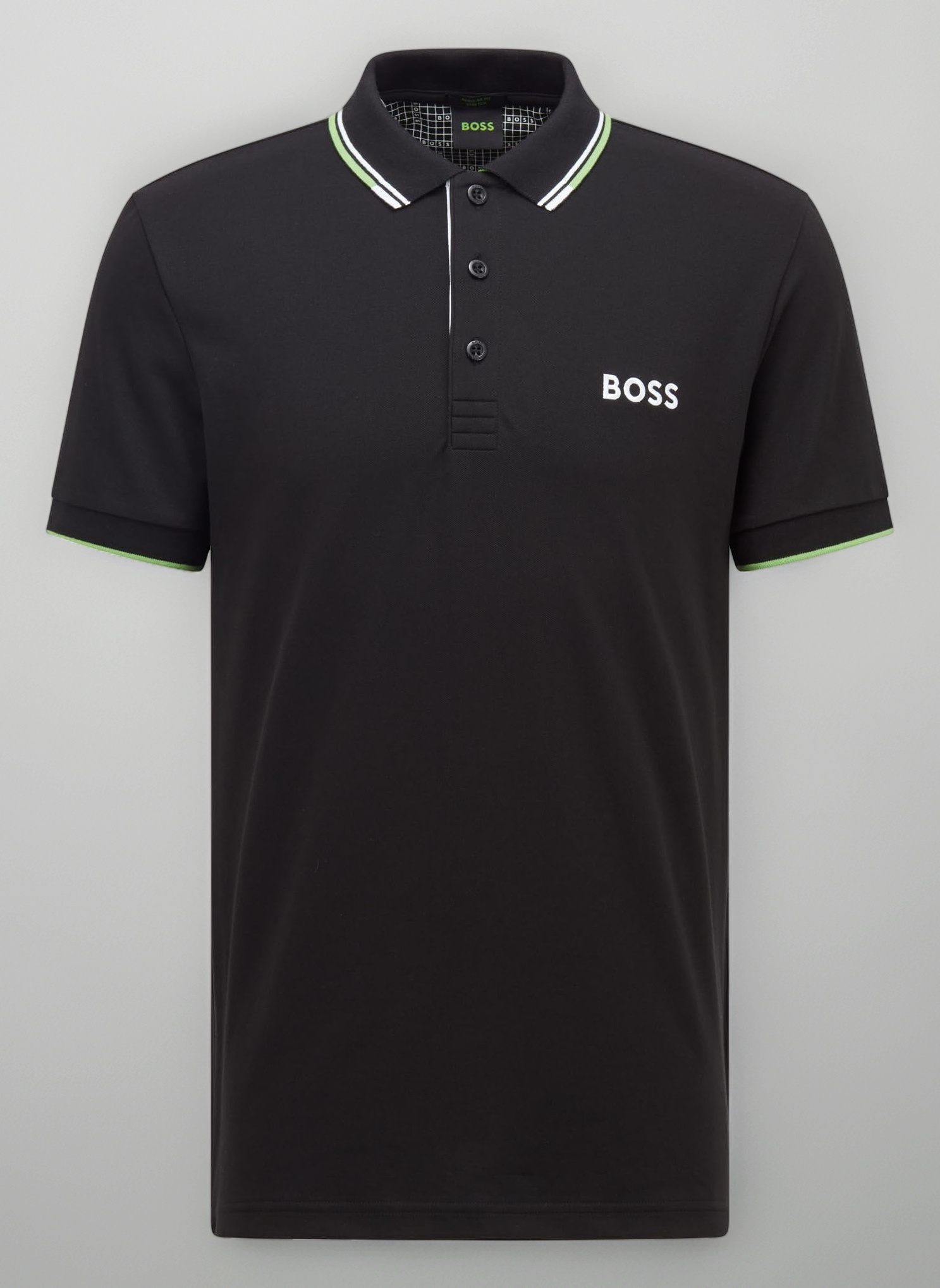 Boss Hugo Men's Paddy Pro Short Sleeve Polo Shirt, Black, S