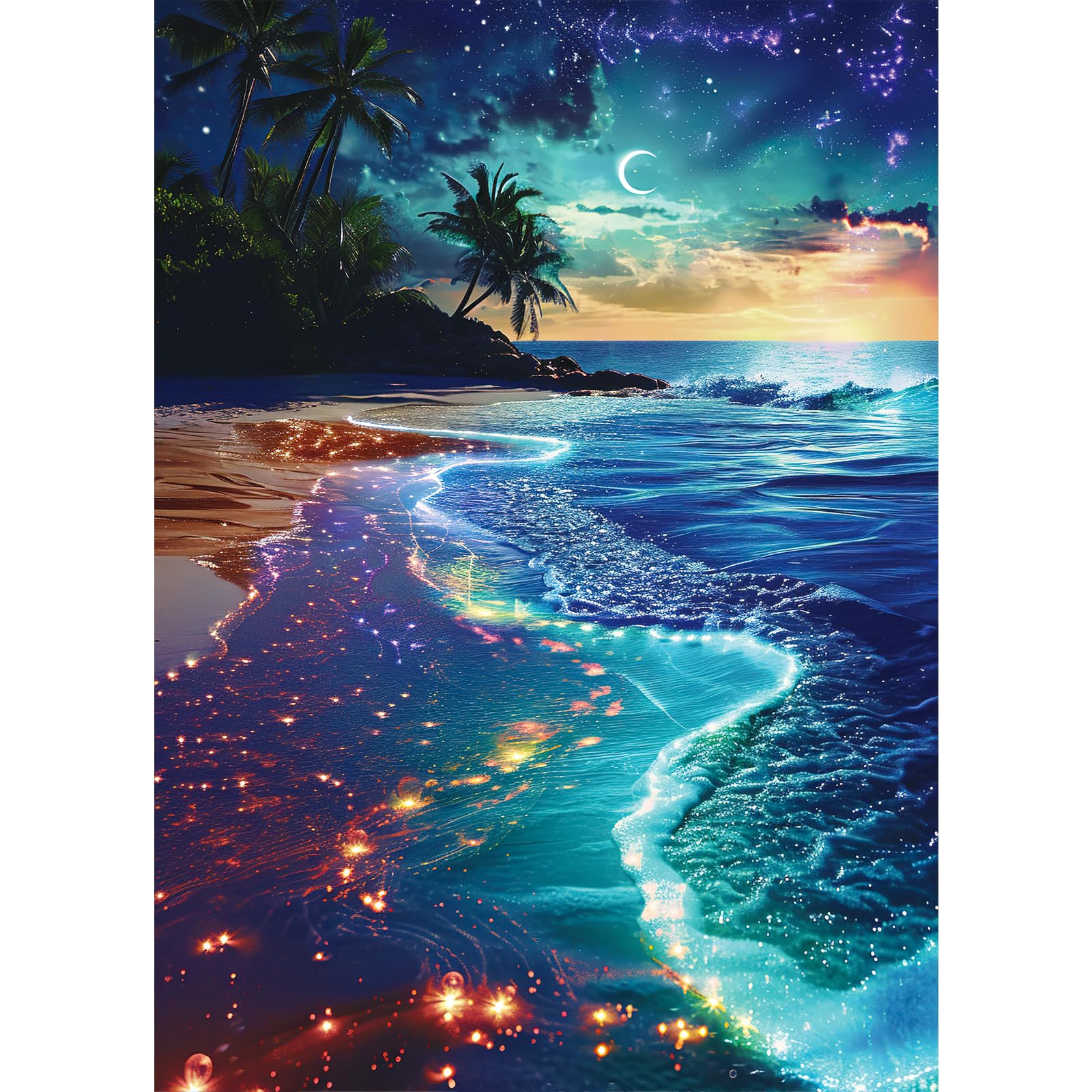 Jigsaw Puzzles For Adults 1000 Dreamy Seaside Night โ image 1