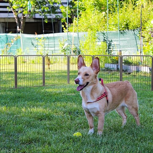 Miniatura 2 de FXW Aster - Corralito para perros al aire libre, 816 paneles para el patio, 243240 pulgadas de altura, corrales de metal para perros, cerca para