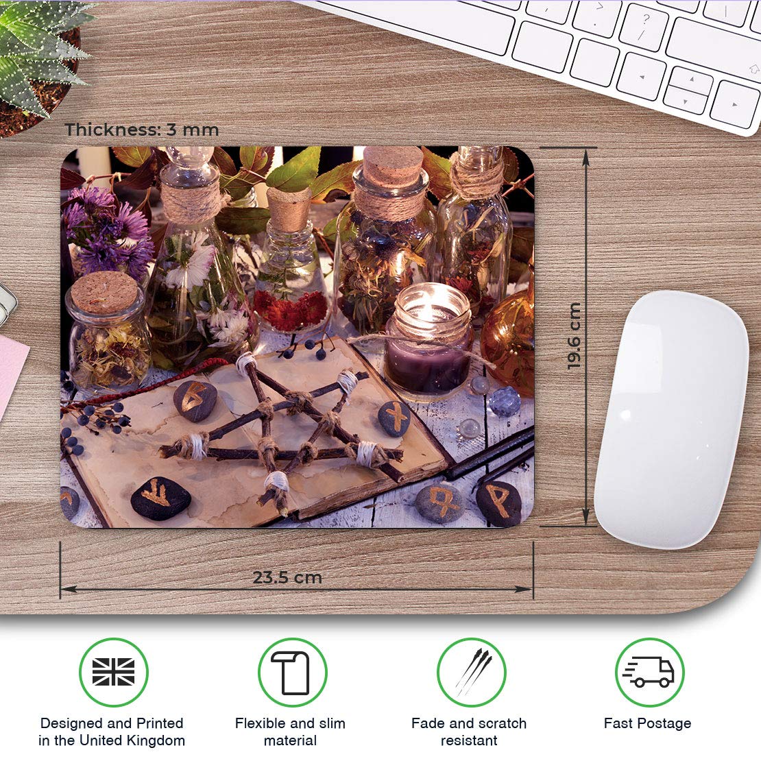 Mouse Mat & Coaster Set - Cheeky Wld Lttle Chpmunk Rodent #15990 | EBay - View #7