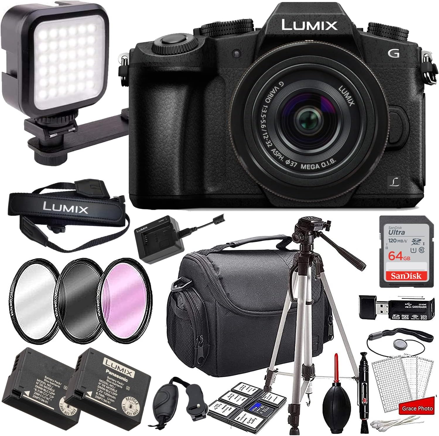 Panasonic Lumix G85 Mirrorless Camera with G Vario 1232mm