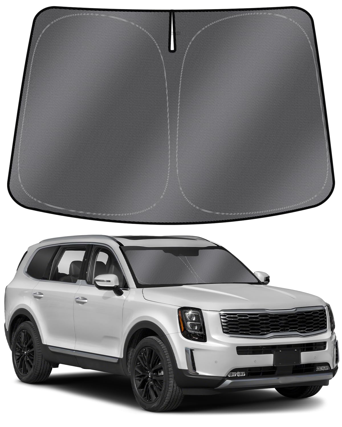 Mixsuper Liner Windshield Sun Shade for Kia Telluride 2020