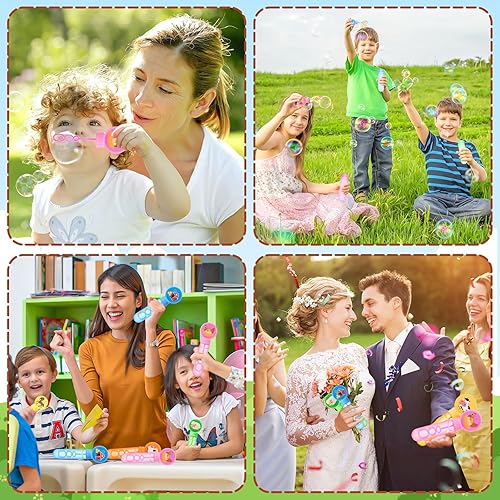 Miniatura 8 de Winrayk 24 piezas de juguetes de burbujas de animales de granja para niños, mini burbujas a granel, regalo de cumpleaños, premio en el aula, San