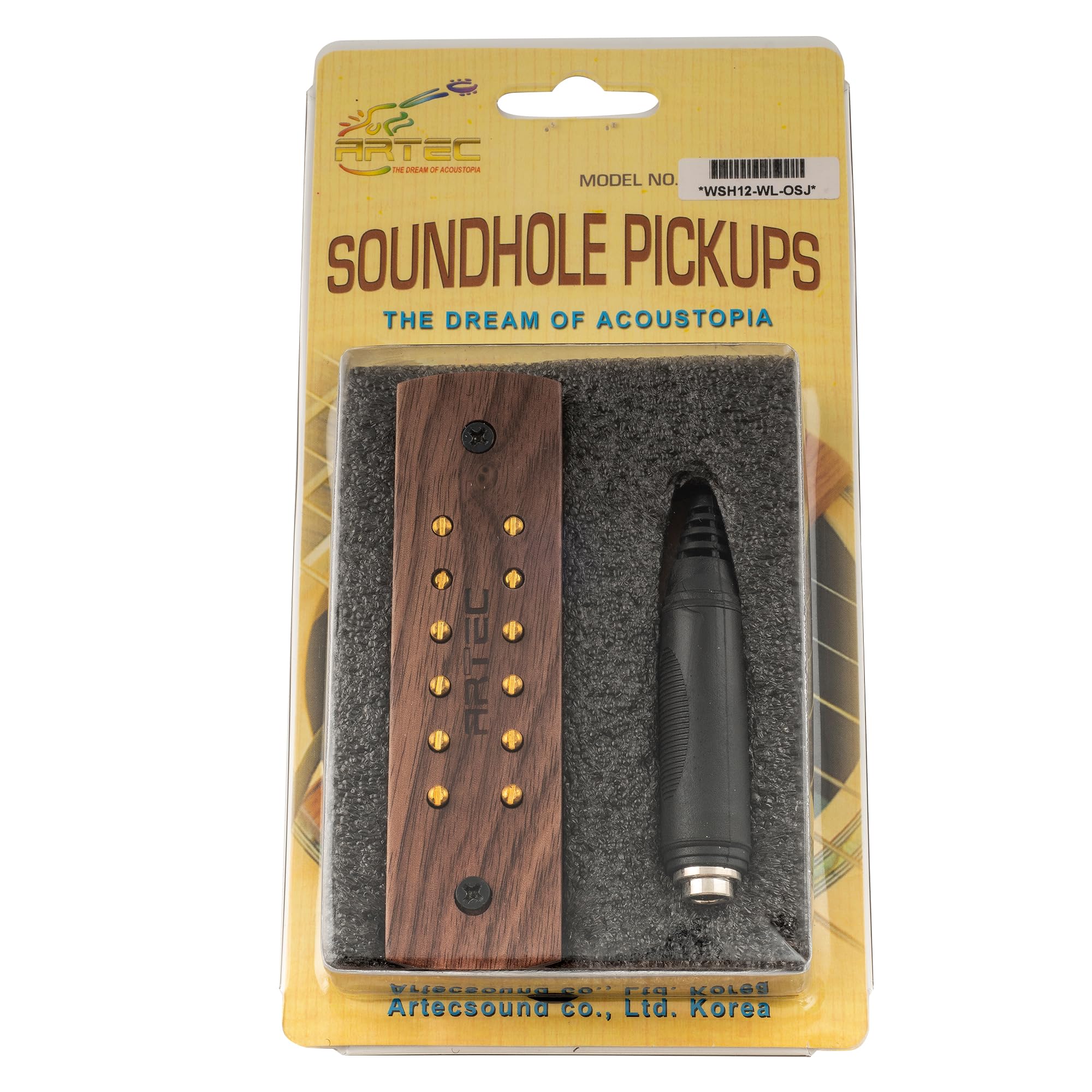 Artec WSH12-OSJ Walnut Woody Alnico 5 Humbucker Schalloch Tonabnehmer 9,6K