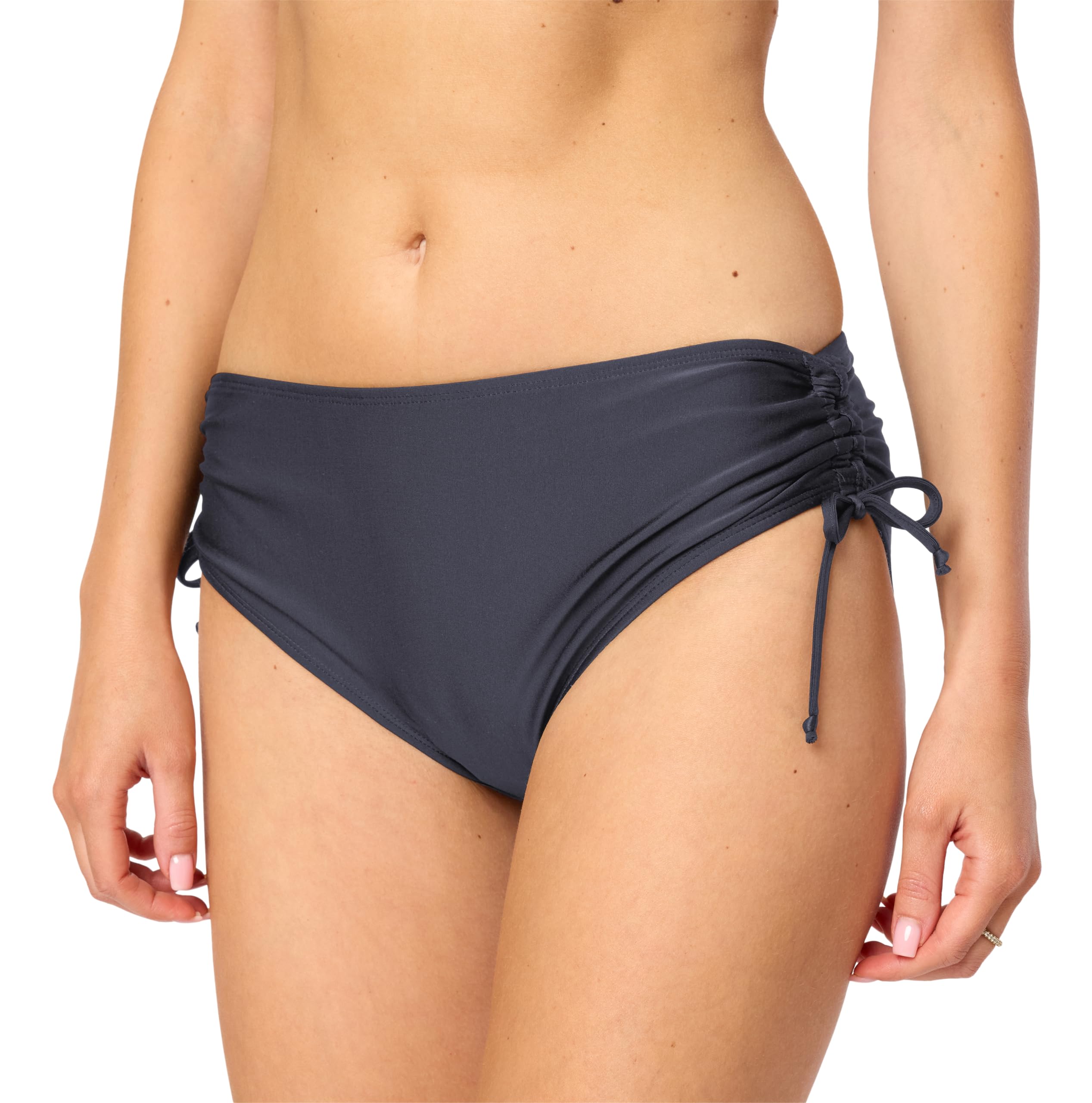 Merry Style Bikinis für Damen mit seitlicher Kordelraffung Sommer Bademode Damen Bikini Unterteil M30