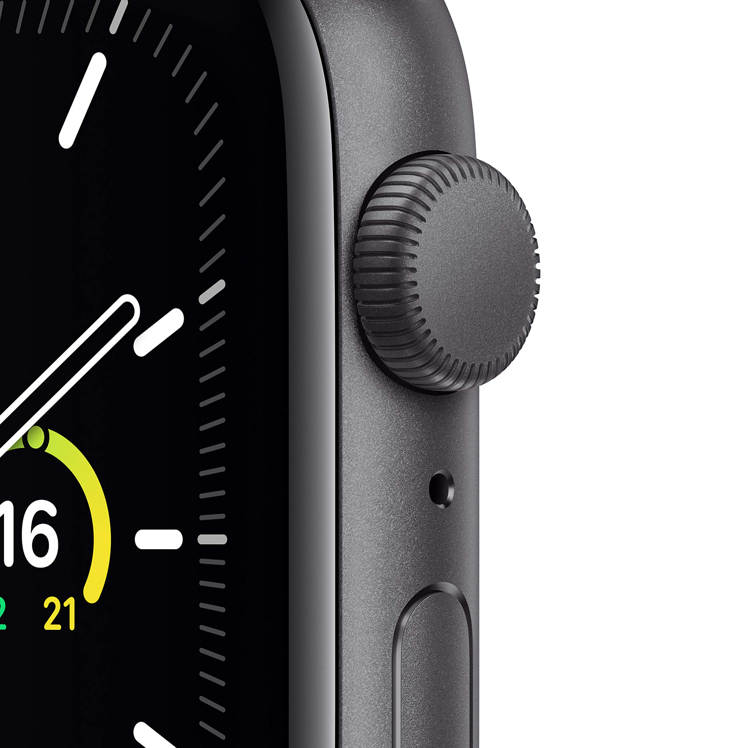 Apple Watch SE GPS, 44mm Space Gray Aluminium Case with Black Sport Band -  Regular : Amazon.com.au: Electronics