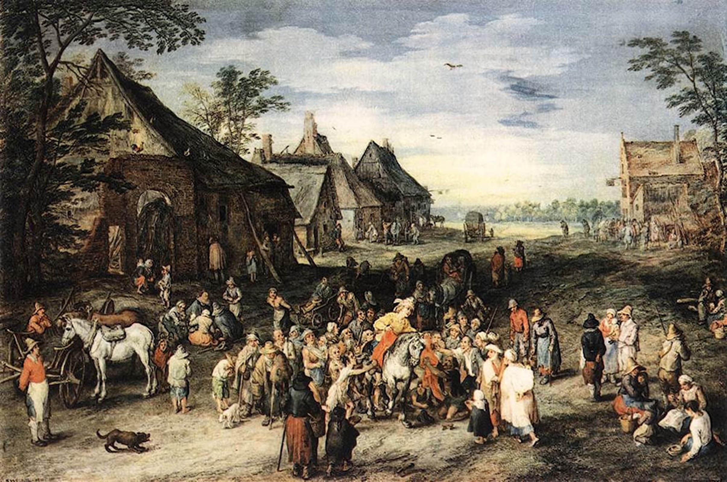 ARTXLXXBN Famous Art Print Poster Vintage Wall Art St by Jan the Elder Brueghel Canvas Art Poster for Home Decor 60x90cm