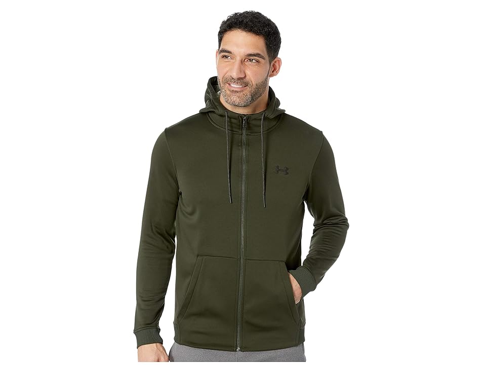 

Under Armour Armour Fleece Full Zip Hoodie (Artillery Green/Black) Men's Sweatshirt