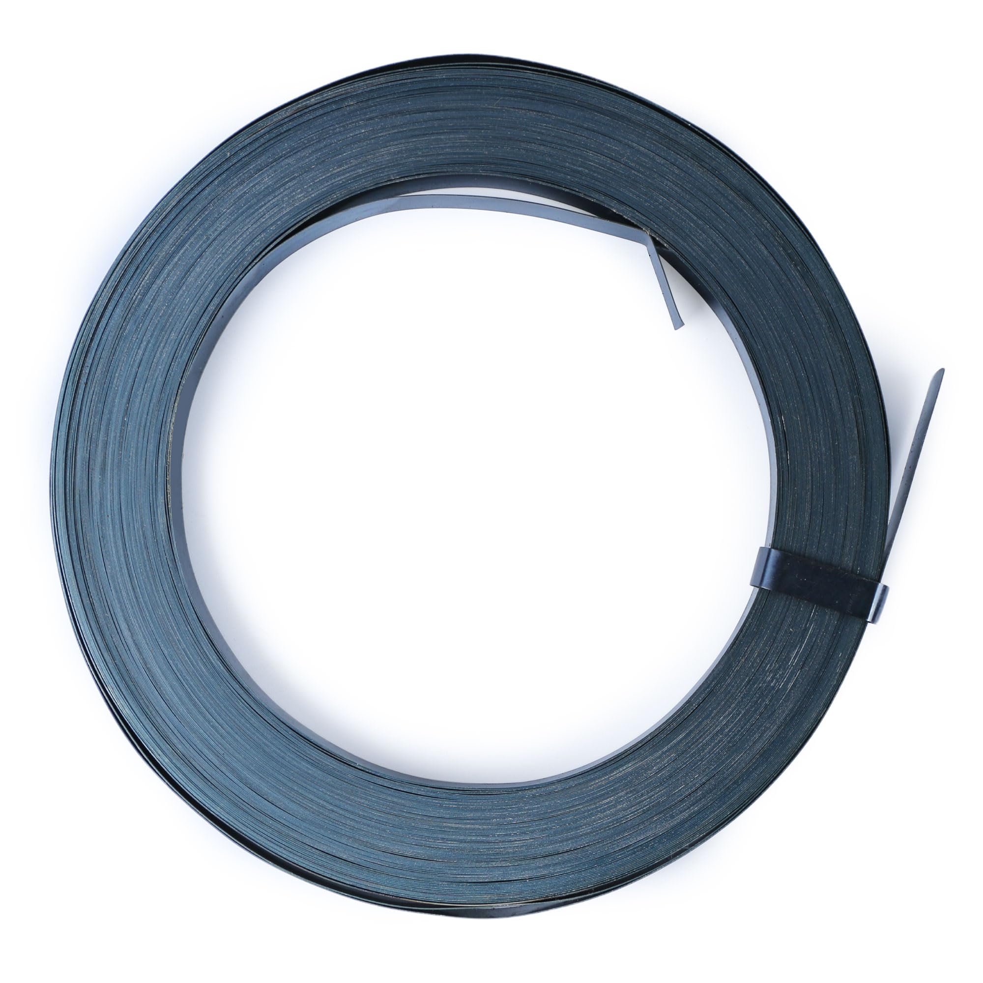 U.S. Solid Correa de acero de 3/4 pulgadas de ancho x 0.02 pulgadas de grosor x 263 pies de largo, correa de metal resistente