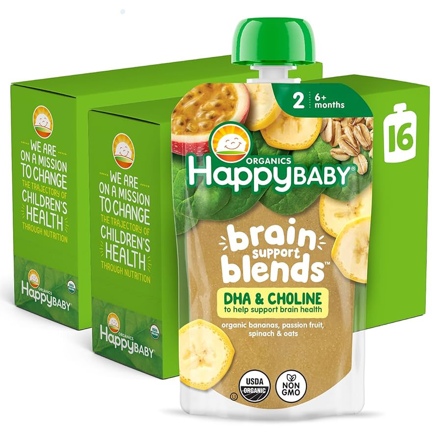 Baby Food Stage Happy Baby Organics Bananas, Plums Granola