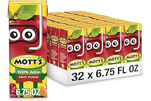 Mott's 100 Percent Fruit Punch Toddler Juice Boxes