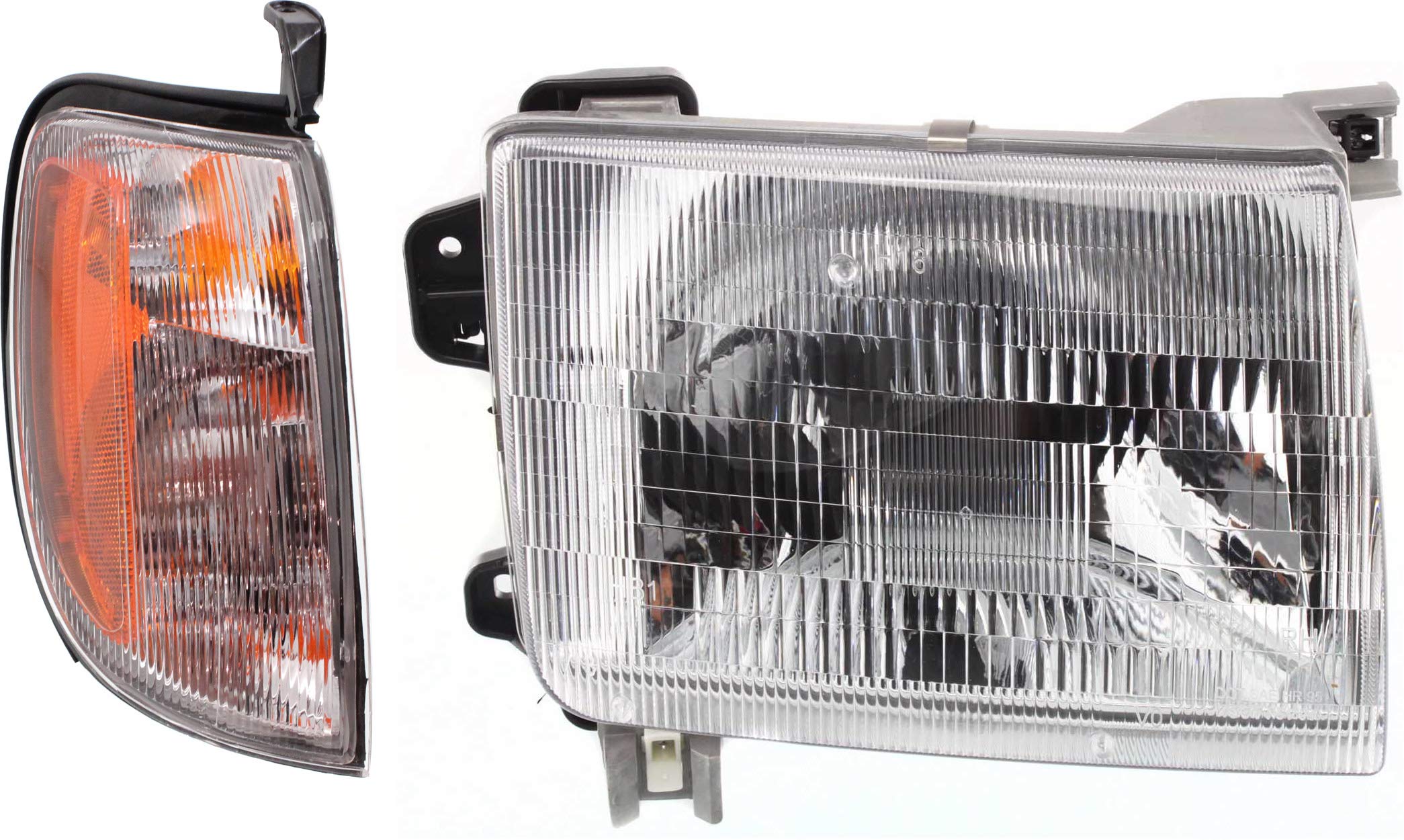 Garage-Pro Passenger Side Headlight Kit for Nissan Frontier Base SE XE 1998-2000 Halogen With bulb(s) W/Corner Light Production Date Up To September