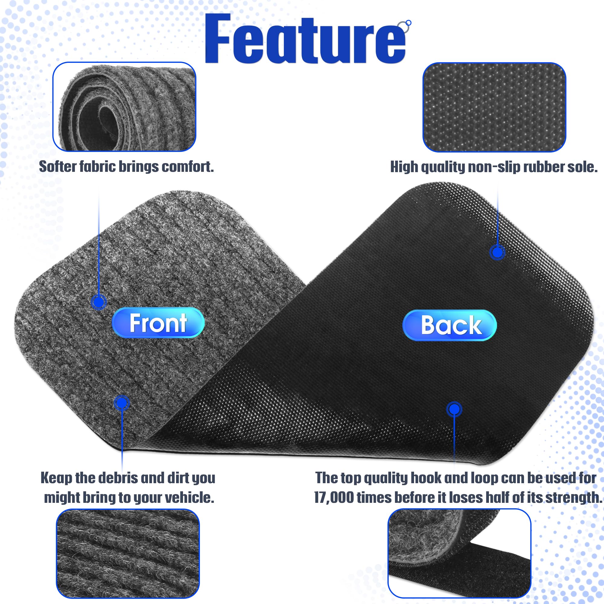 Snapklik.com : Antidious RV Step Covers Rugs