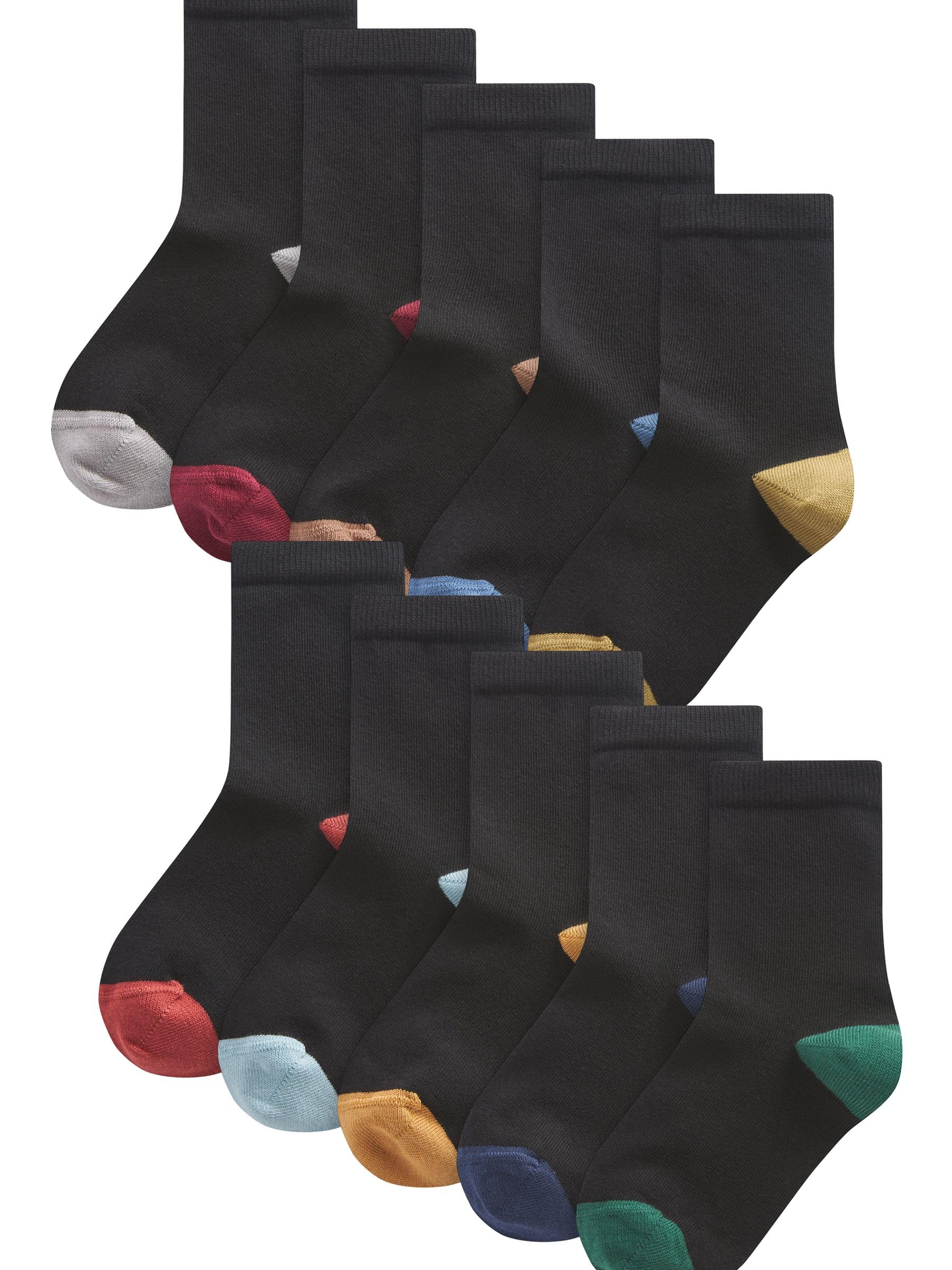NEXT Garçon Lot de 10 paires de chaussettes en coton majoritaire