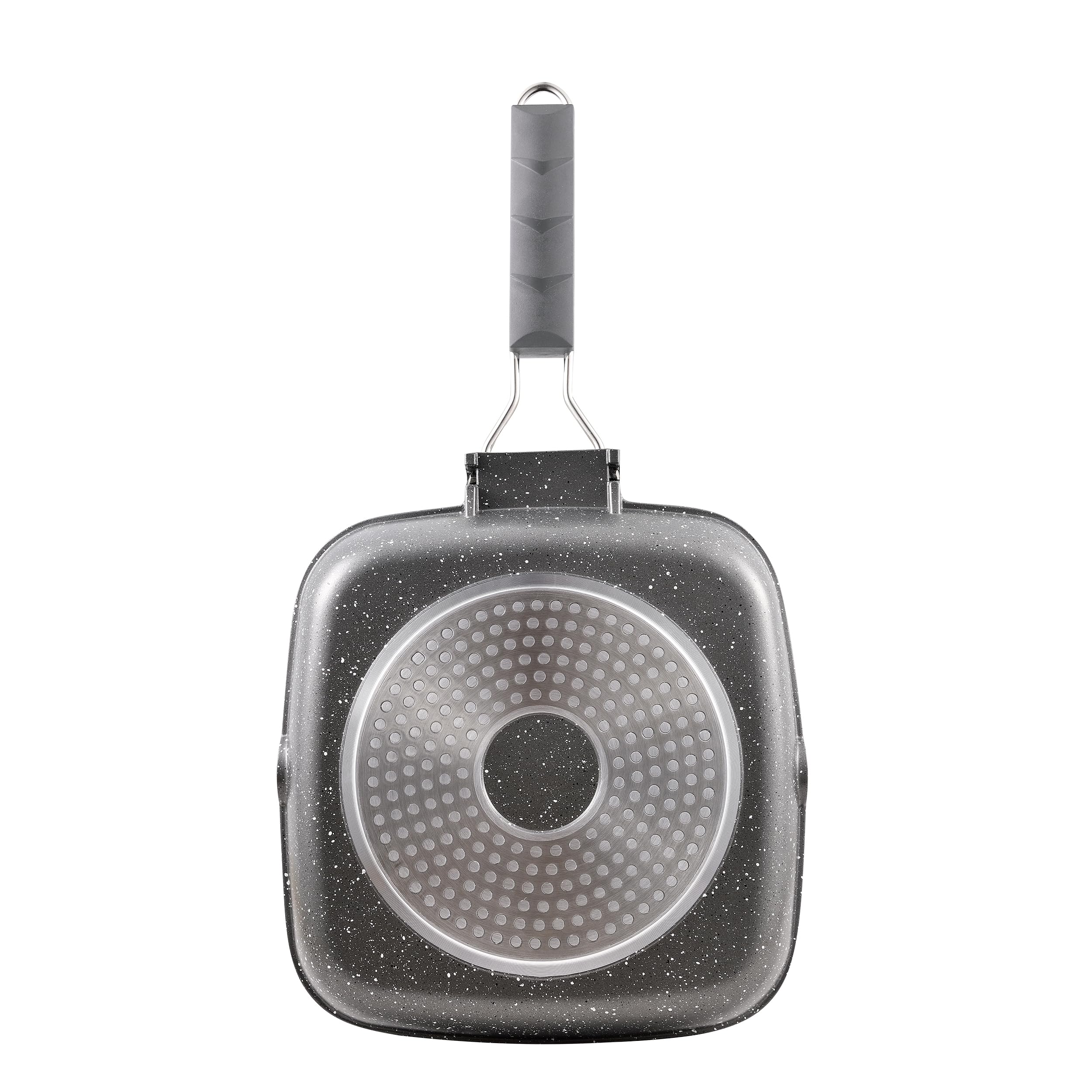 Poêle à griller en fonte d'aluminium BERGNER Orion 24x24cm pour plaque induction