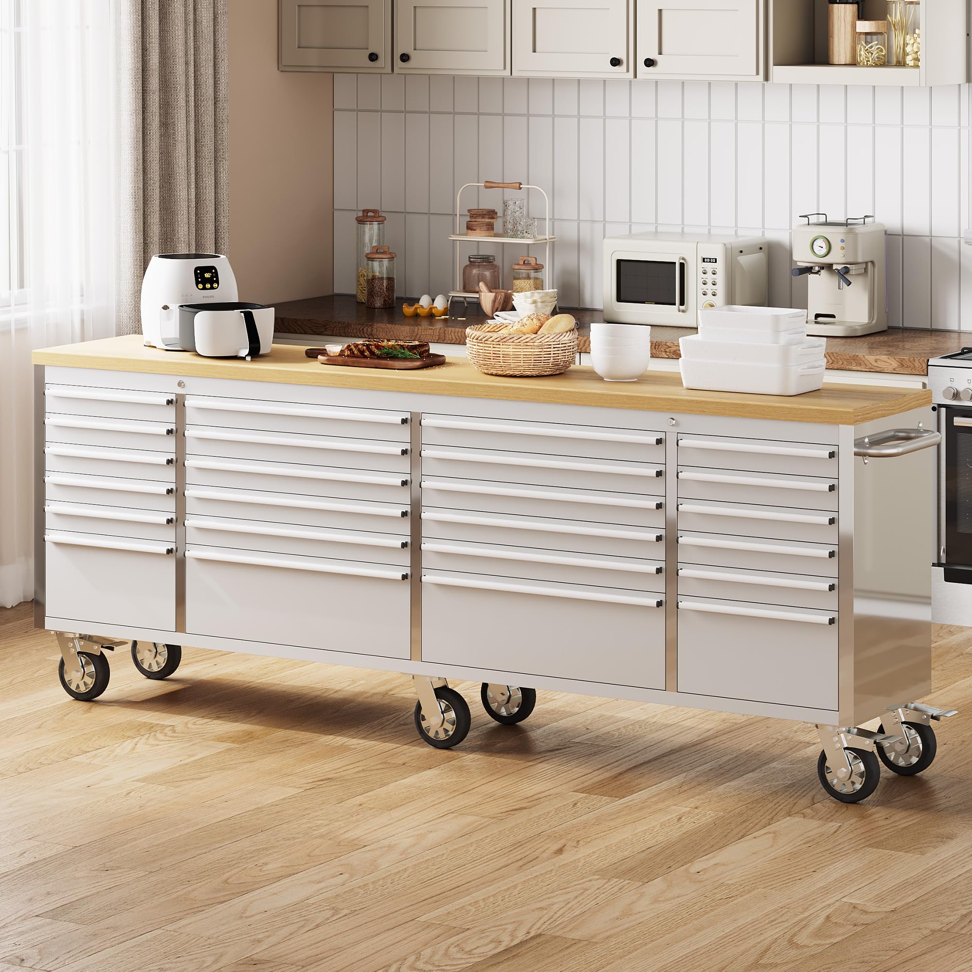 Amazon.com: 96 inch Heavy Duty Mobile Tool Chest Tool Cabinet
