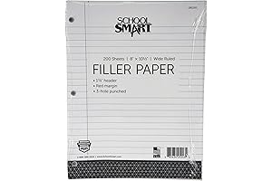 School Smart Wide Ruled Filler Paper 200 Count