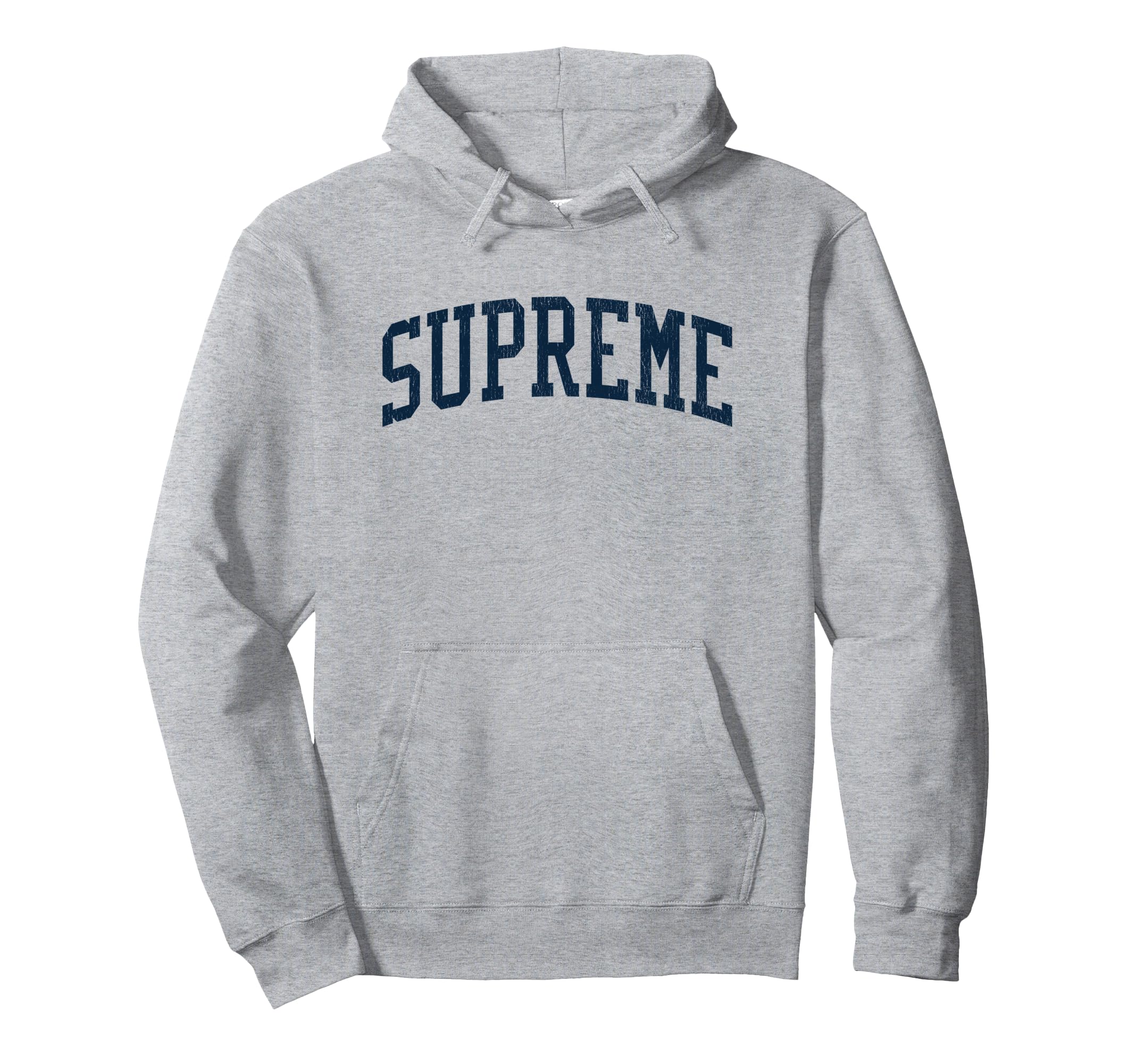 Supreme LA Vintage Athletic Sports JSN2 Navy Print Pullover Hoodie