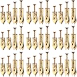 PAGOW 80 Pcs Self-Drilling Anchors, Heavy Duty Anchors and Screws, Metal Screw Anchors Kit, No Drill and Holes in Wall - 4 Sizes