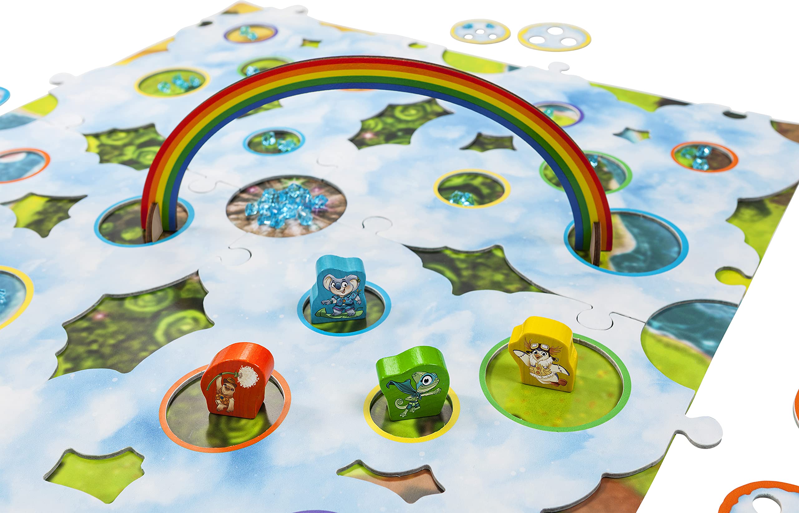 HABA Le Clan ARC-en-Ciel 306176 - Juego de Mesa (colección y estimación de distancias)