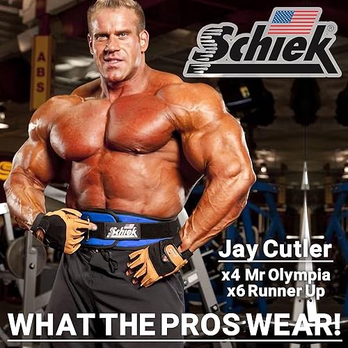 Miniatura 6 de Schiek Sports 2006 Nylon 6" Cinturón de levantamiento de pesas - Cinturón de soporte para levantamiento de potencia