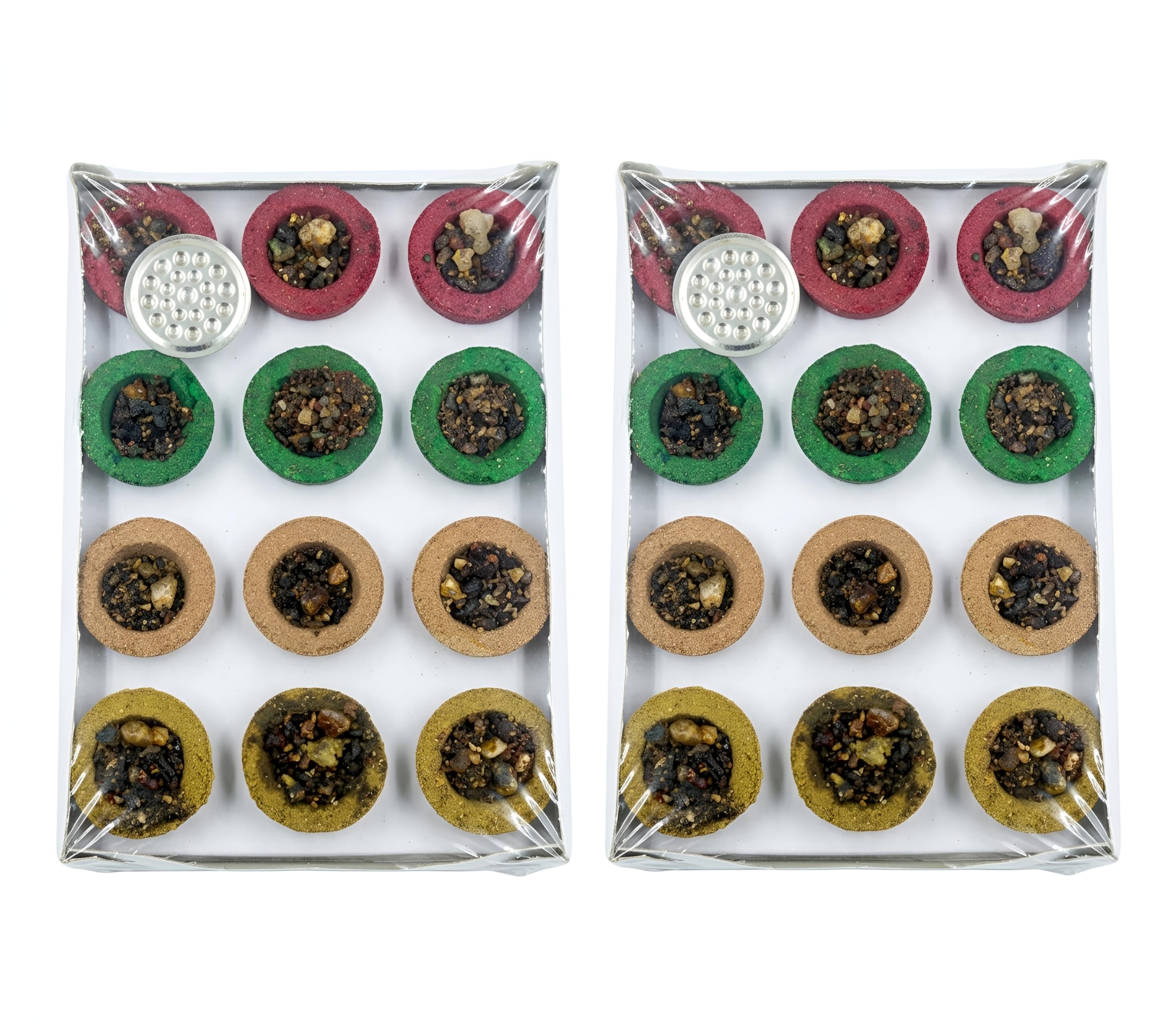 4 in 1 Sambrani Dhoop/Havan Cups | Rose, Mogra, Chandan & Guggal for Dhup Dhuni Puja Pooja | 100% Natural Hawan Cup Ideal for Meditation, Yoga and Aromatherapy, (24 Pcs) Pack-picture-38