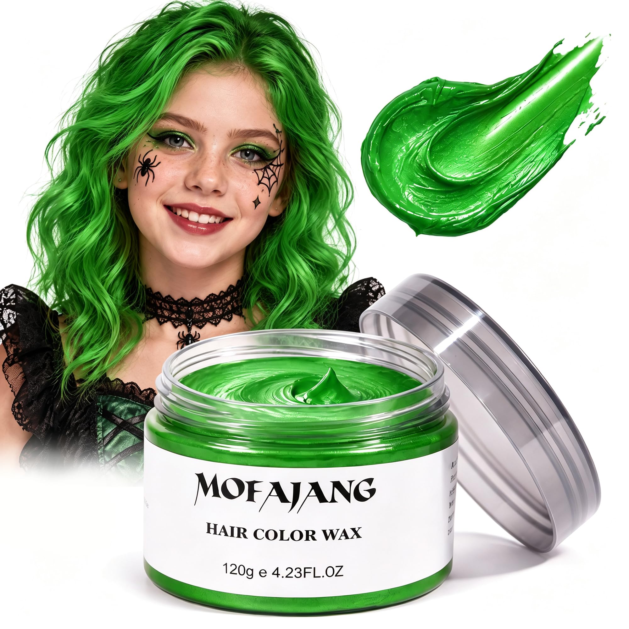 Amazon.com : Green Hair Spray Temporary Hair Color Wax, 4.23 Oz