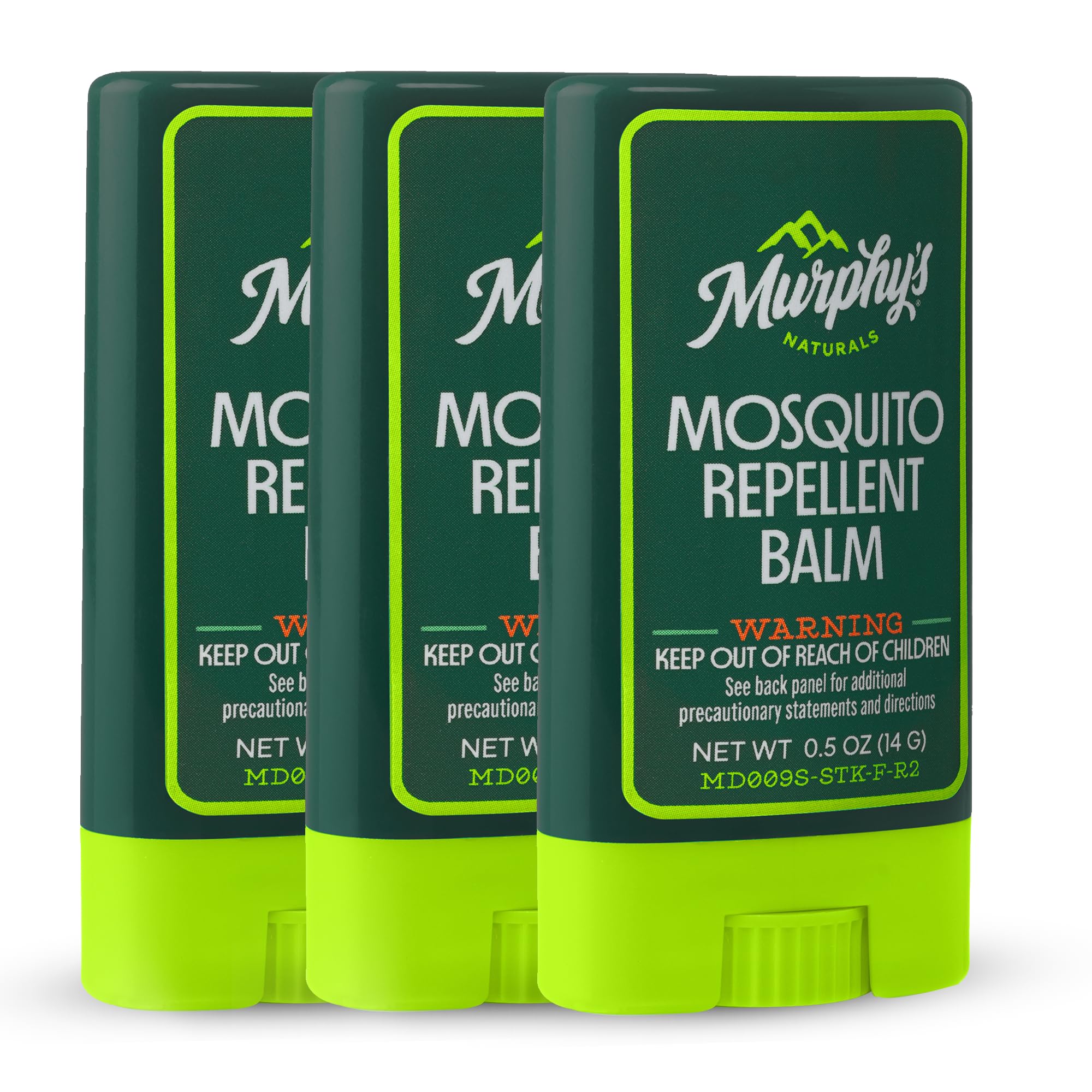 Mosquito Repellent Balm Stick, Plant-Based Ingredients, Travel-Pocket Size, 0.5oz Each, 3-Pack
