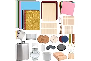 Csyidio 220PCS Laser Engraving Materials Box