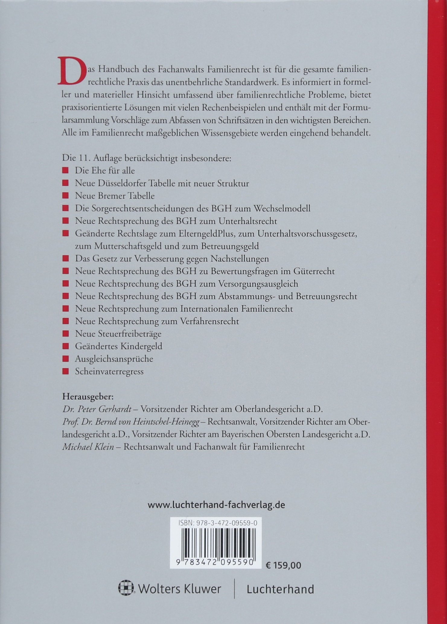 Handbuch des Fachanwalts Familienrecht