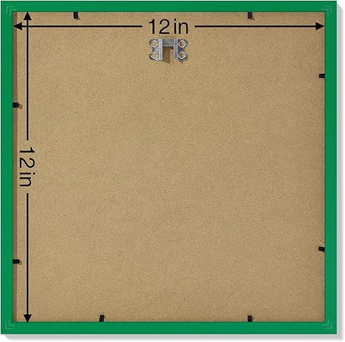 Vista 713 de Vittanly - Juego de 9 portarretratos, plexiglás resistente a rupturas, exhibe fotos de 12 x 12 pulgadas o, con paspartú, de 8 x 8 pulgadas, marcos