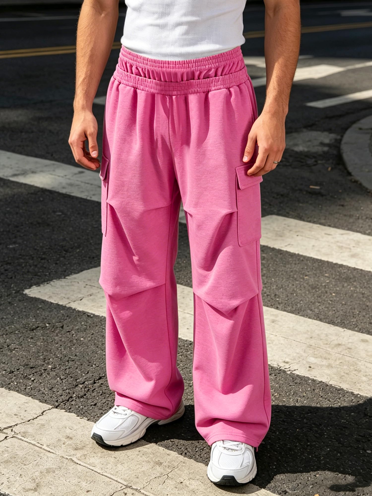 Pantalones deportivos largos para hombre, de secado rápido, con bolsillos, pantalones de andar Yk Jogger, pantalones chinos, ciclismo