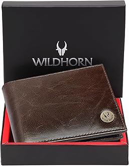 Brown Leather Wallet for Men I Ultra Strong Stitching I 6 Card Slots I 2 Currency & 2 Secret Compartments I 1 Coin Pocket