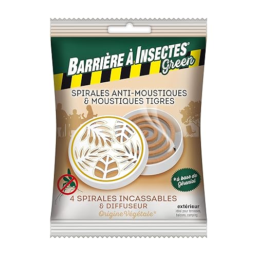 BARRIERE A INSECTES Green Anti-moustiques à Base de géraniol et