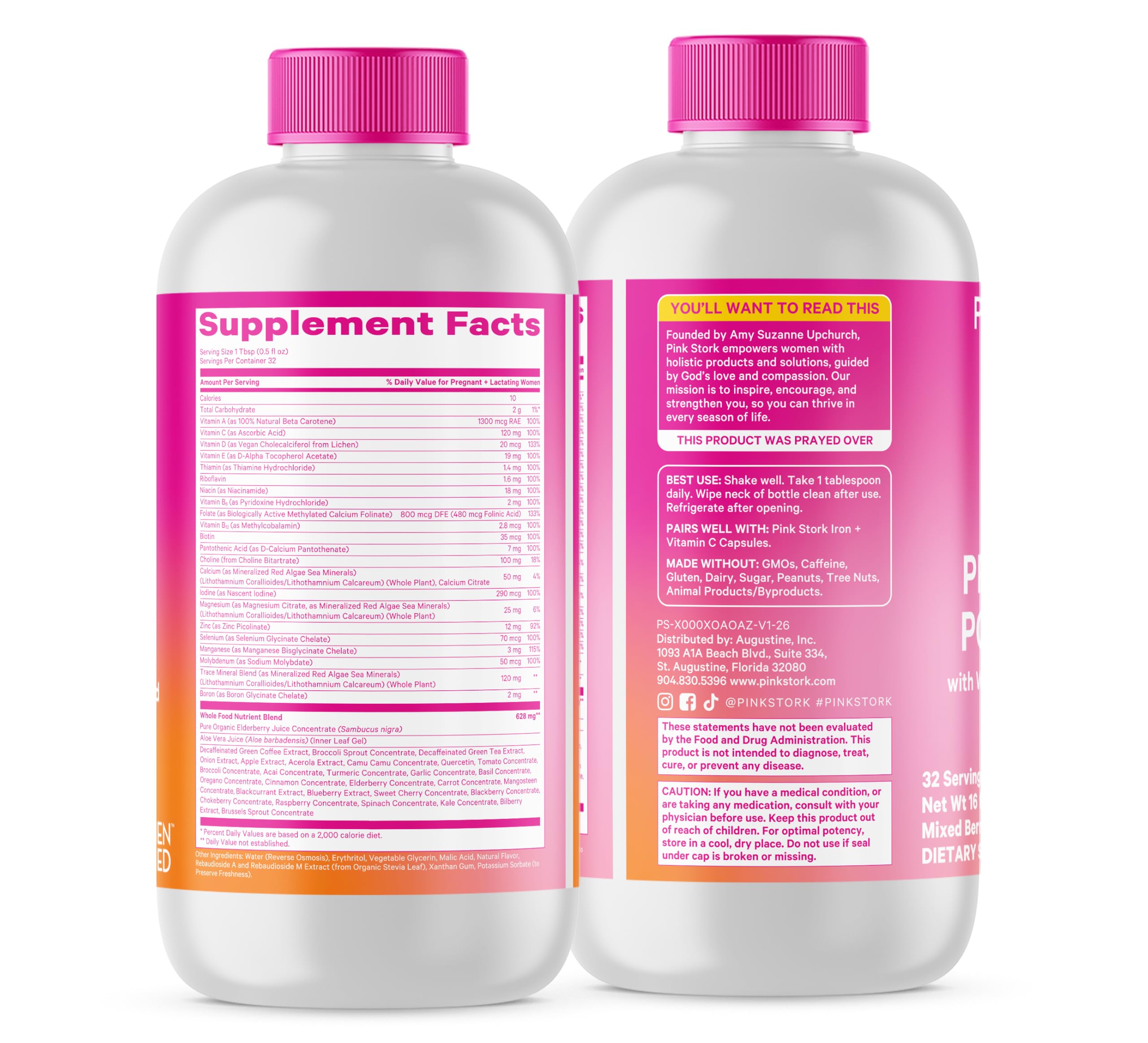 Pink Stork Prenatal + Postnatal Liquid Multivitamin for Women | 1 Month — Amazon image 9