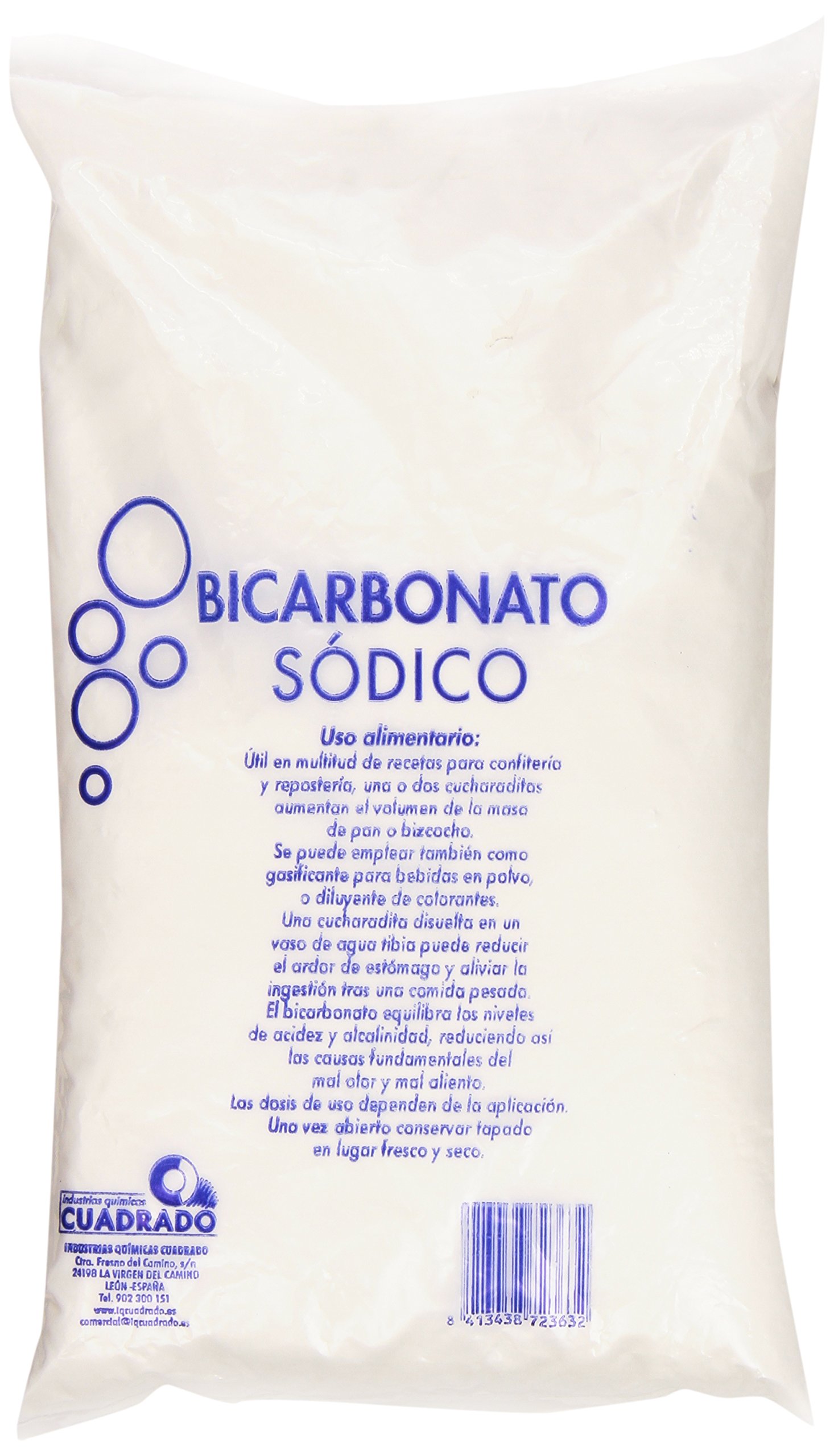 CUADRADO - Bicarbonato Sodico Bolsa Cuadrado 1 Kg