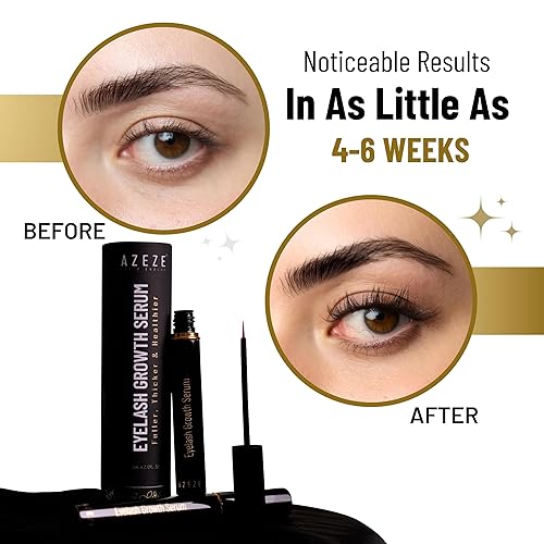 Miniatura 3 de Suero de crecimiento de pestañas  Suero de pestañas sin aceite para crecimiento y grosor de pestañas en 6 semanas, compatible con extensiones de
