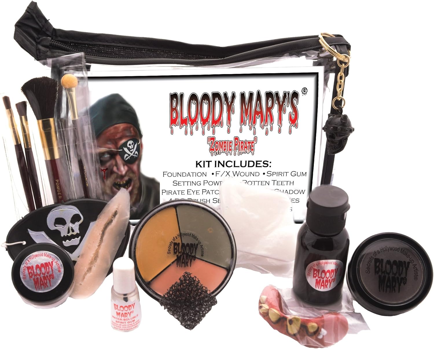 Bloody Mary FX Special Effect Zombie Pirate Professional Undead Monster Makeup Kit