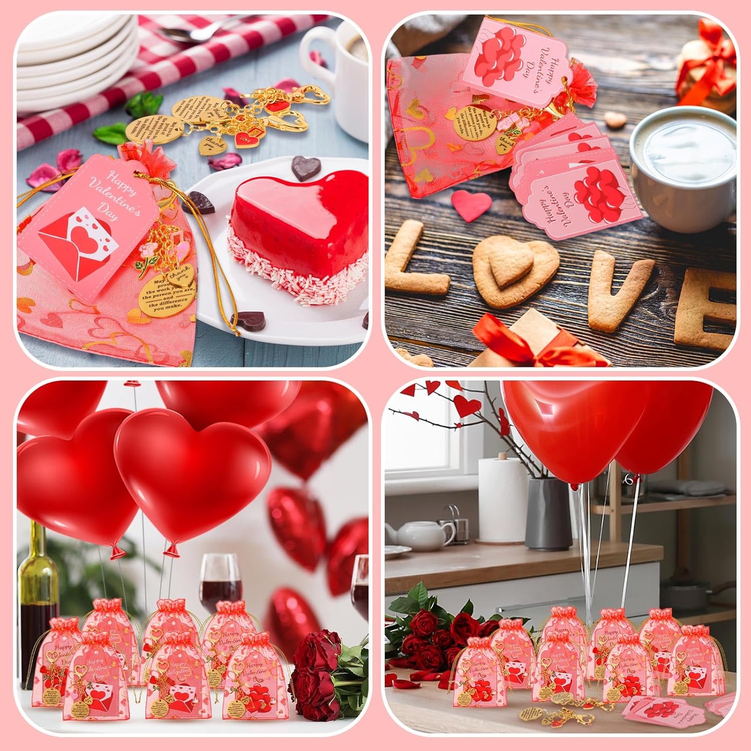 24/36/48 Sets Appreciation Gifts Bulk for Employee Coworker Team Staff with Thank You Keychain Bags Card - Image 3