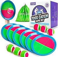 Vista 9 de PlayZap Juego de pelotas para lanzar y atrapar Ultra resistente ABS - Juegos familiares, regalos para calcetines navideños para niños pequeños