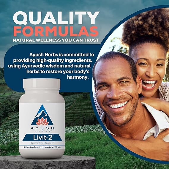 Ayush Herbs Livit-2, Liver Care, 90 Servings