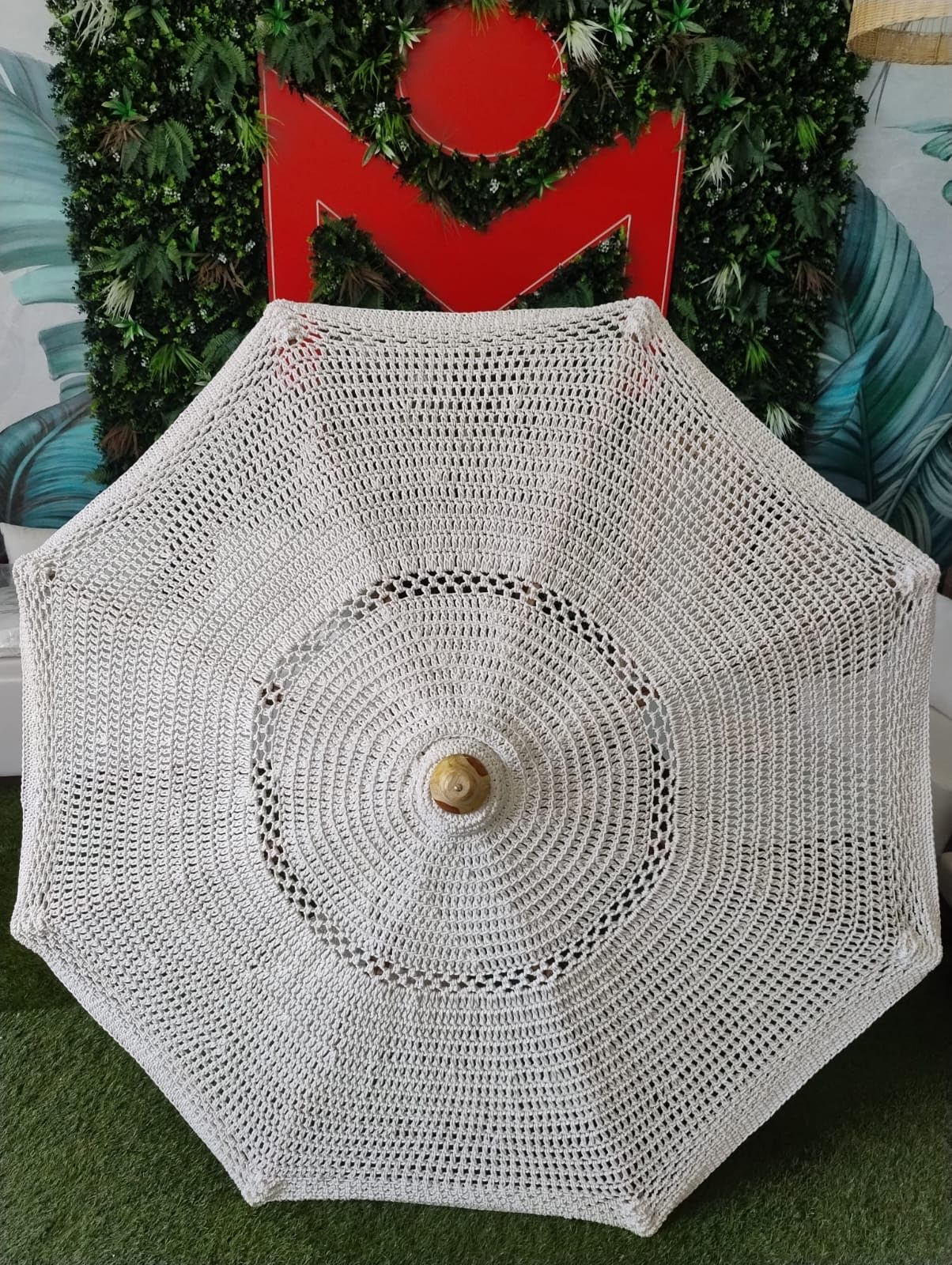 Ombrellone in Macramè Ø 200 cm