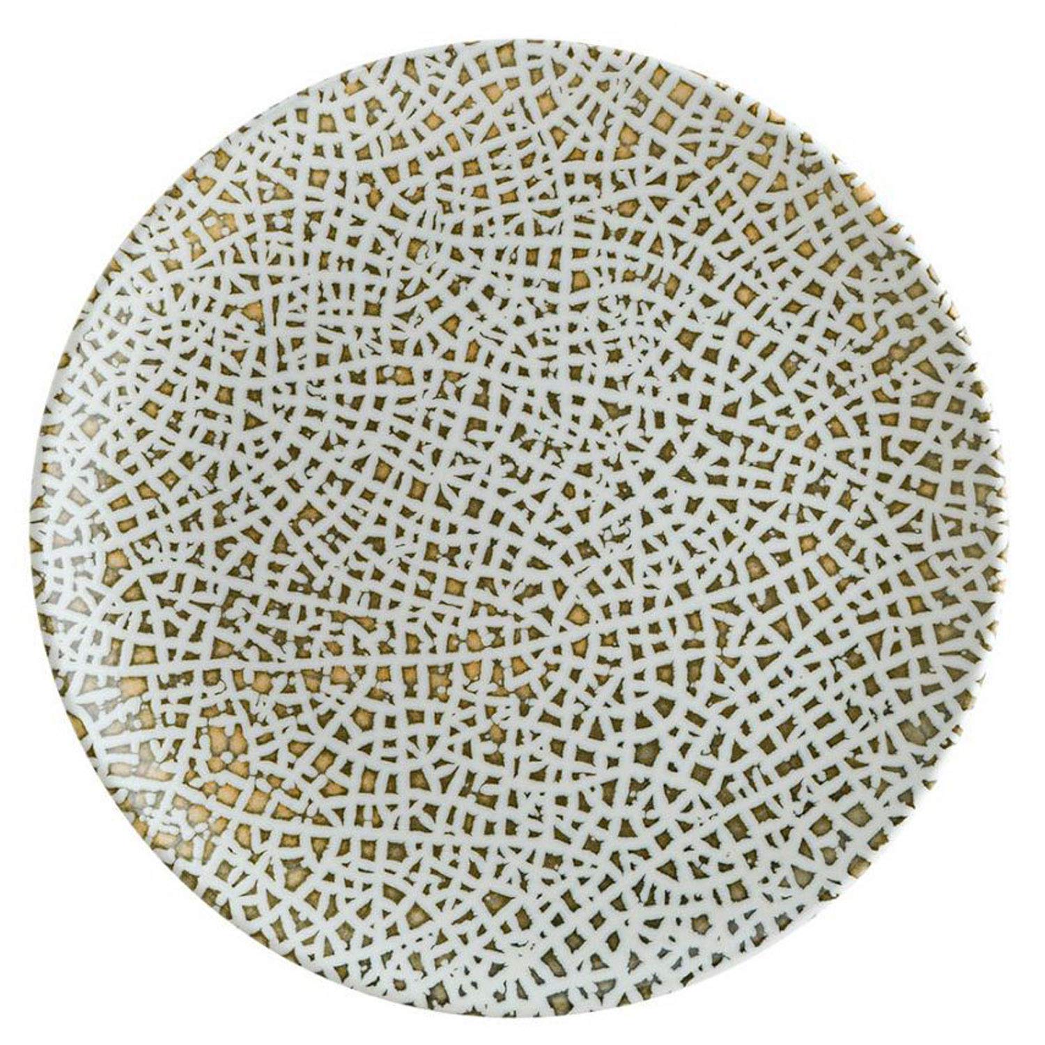 Viejo Valle Taipan Flat Plates 10.6inch / 27cm - Case of 12 - Textured Bonna Crockery