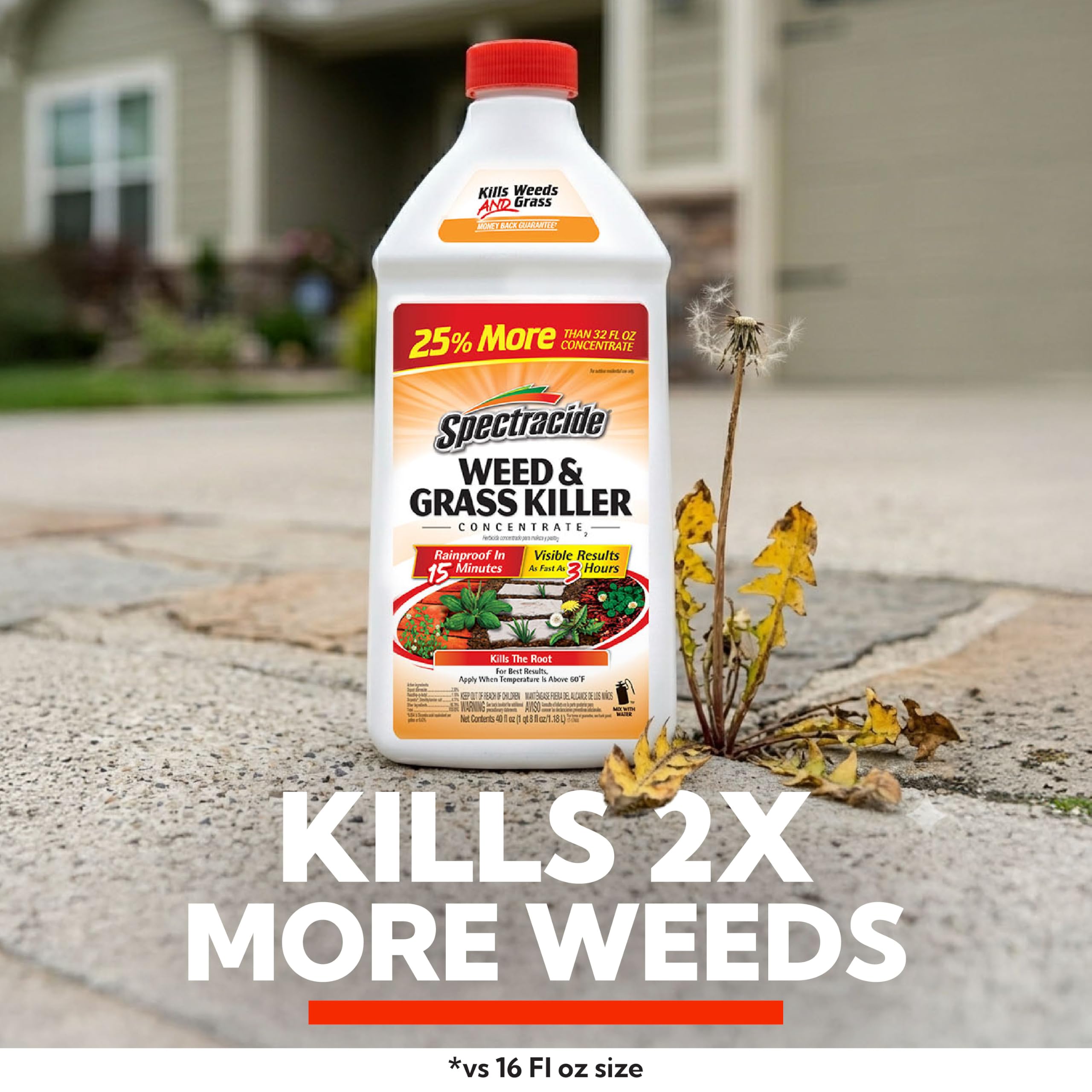Spectracide Weed Killer Concentrate - Driveway & Walkway -2
