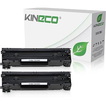 2 Toner Cartridges Compatible with Canon 728 for Canon I-Sensys MF4410 MF4430 MF4450 MF4550d MF4570dw MF4580dn MF4820w MF4880dw MF4890dw Fax L150 L170 L410 - Black 2 100 pages
