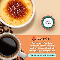Vista 123 de Smart Sips, Pumpkin Spice Cinnamon Roll Coffee, Medium Roast, Gourmet Flavored Coffee Single Serve Pods for Keurig K-Cup Brewers, 24 Count