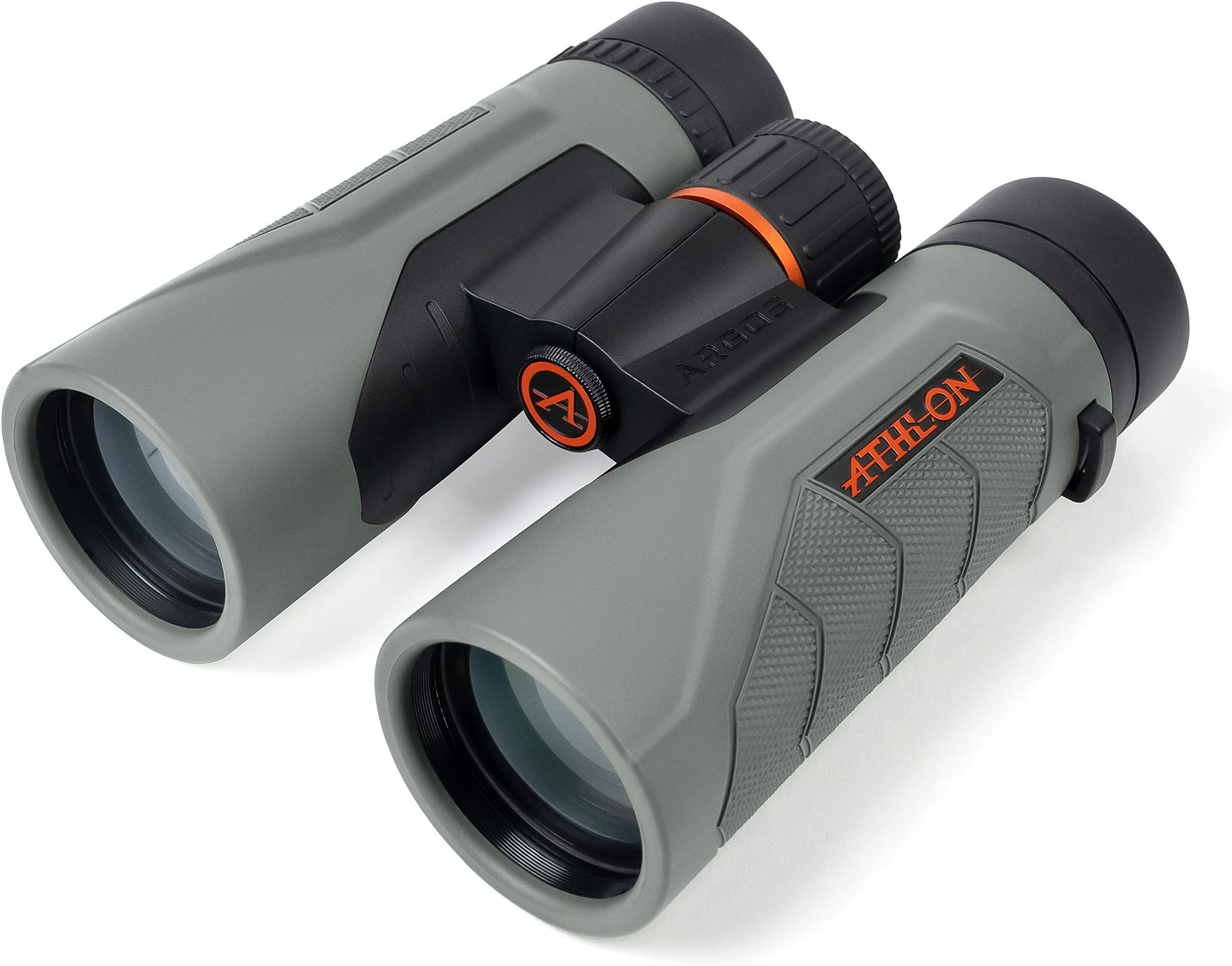 Athlon Optics 10x42 Argos G2 HD Gray Binoculars with Eye Relief for Adults and Kids, High-Powered Binoculars for Hunting, Birdwatching, and More