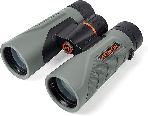 Athlon Optics Argos G2 - Binoculares negros HD de 8 x 42 para adultos y niños, impermeables, duraderos para observación de aves, caza, concierto,