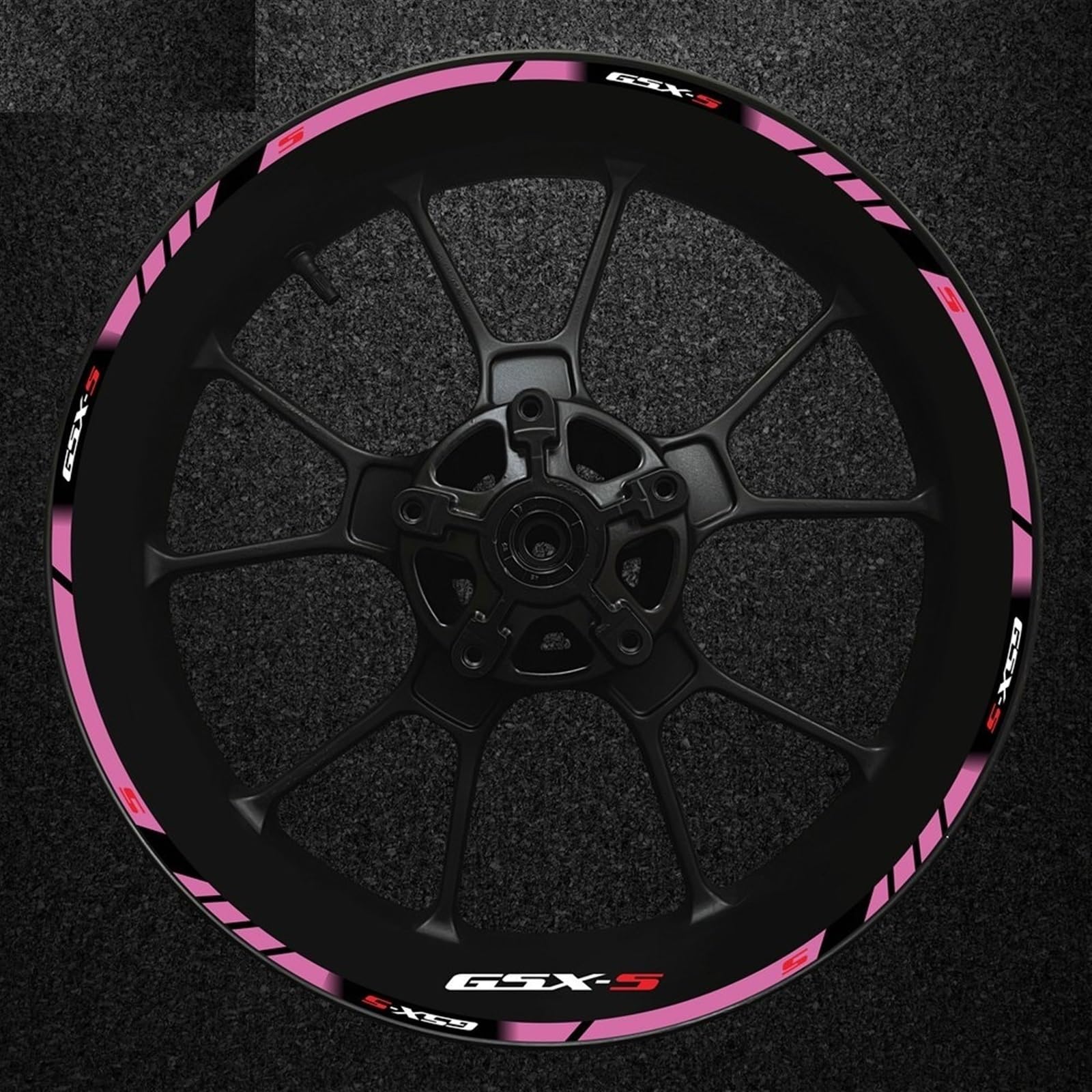 Full Set for Motorcycle Gsxs Wheel Sticker Stripe Rim for Suzuki Gsx-s Gsx-s750 Gsxs1000 750 1000 600 2022(Color9)