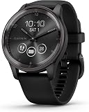 Garmin vívomove Trend [renewed] – Smartwatch mit analogen Zeigern und Touchdisplay, Fitness-/Gesundheitsfunktionen, Schlafanalyse, Benachrichtigungen und bis zu 5 Tage Akkulaufzeit [Generalüberholt] - 1